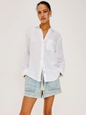 Rails Ellis Shirt in White